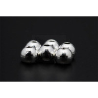 TROUT LINE Slotted Tungsten Beads 2,5mm Silver