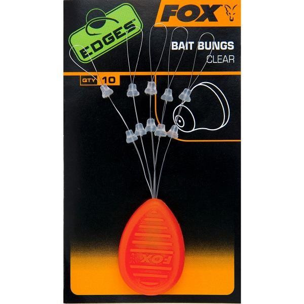 FOX EDGES™ Bait Bungs Clear x 10