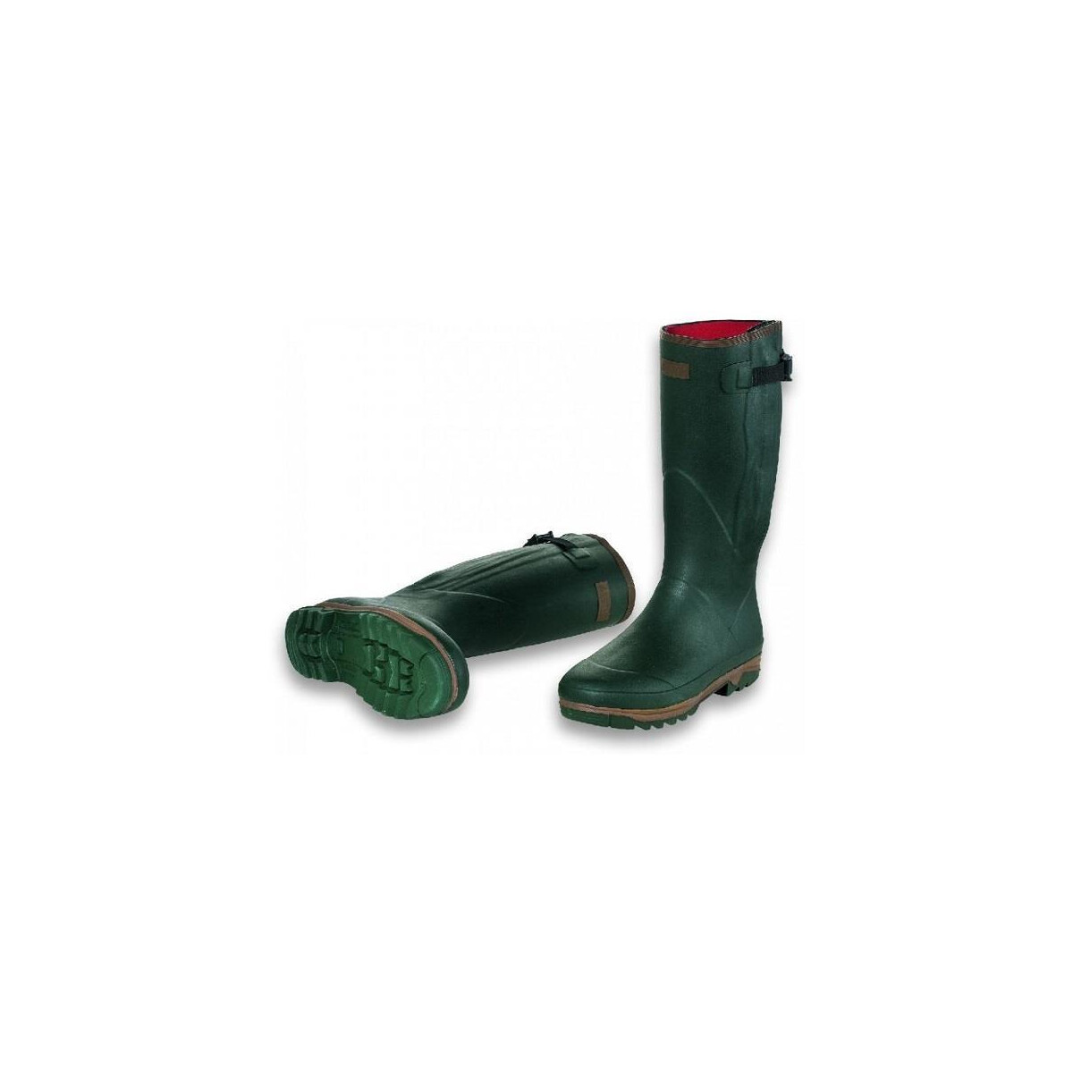 JENZI Knie-Stiefel mit Reißverschluss grün Gr. 38