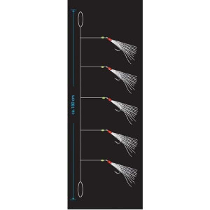 AQUANTIC Makrele 7 White Gr. 1/0