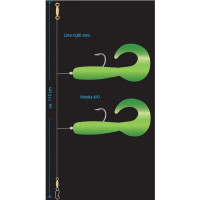 AQUANTIC Double Twisterrig XL 4/0 CH