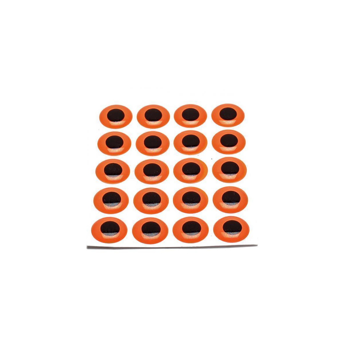 FLY SCENE PIKE MONKEY Epoxy Eyes Fluo Fire Orange 10,0 mm...