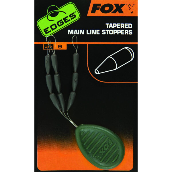 FOX Edges Tapered MaInline Sinkers 9pcs