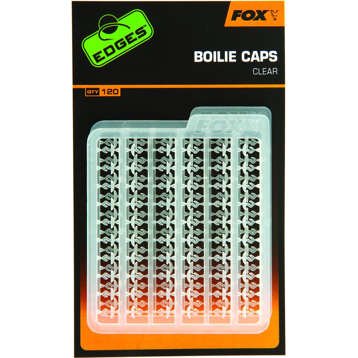FOX Edges Boilie Caps clear 120pcs