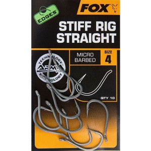 FOX EDGES™ Stiff Rig Straight - Size 4