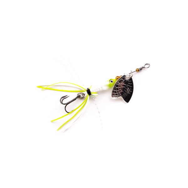 SPRO Larva Mayfly Spinner Treblehook 5cm 4g UV Pearl