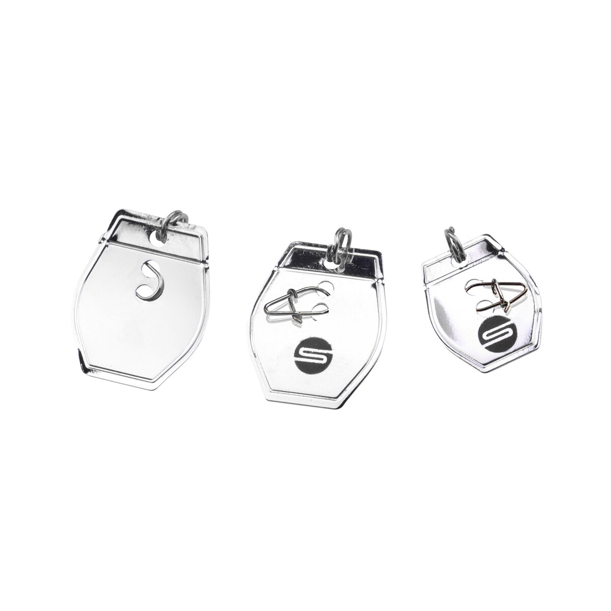 SPRO FREESTYLE Chatter Blades Chrome 20mm 2Stk.