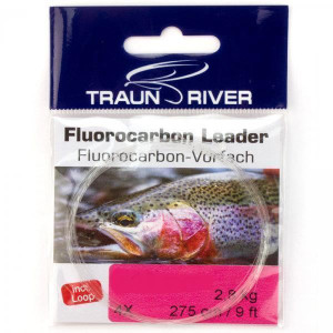 TRAUN RIVER Fluorocarbon-Vorfach 0,14  6X