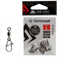 MIKADO Round Snap mit Wirbel - Größe XL 10Stk
