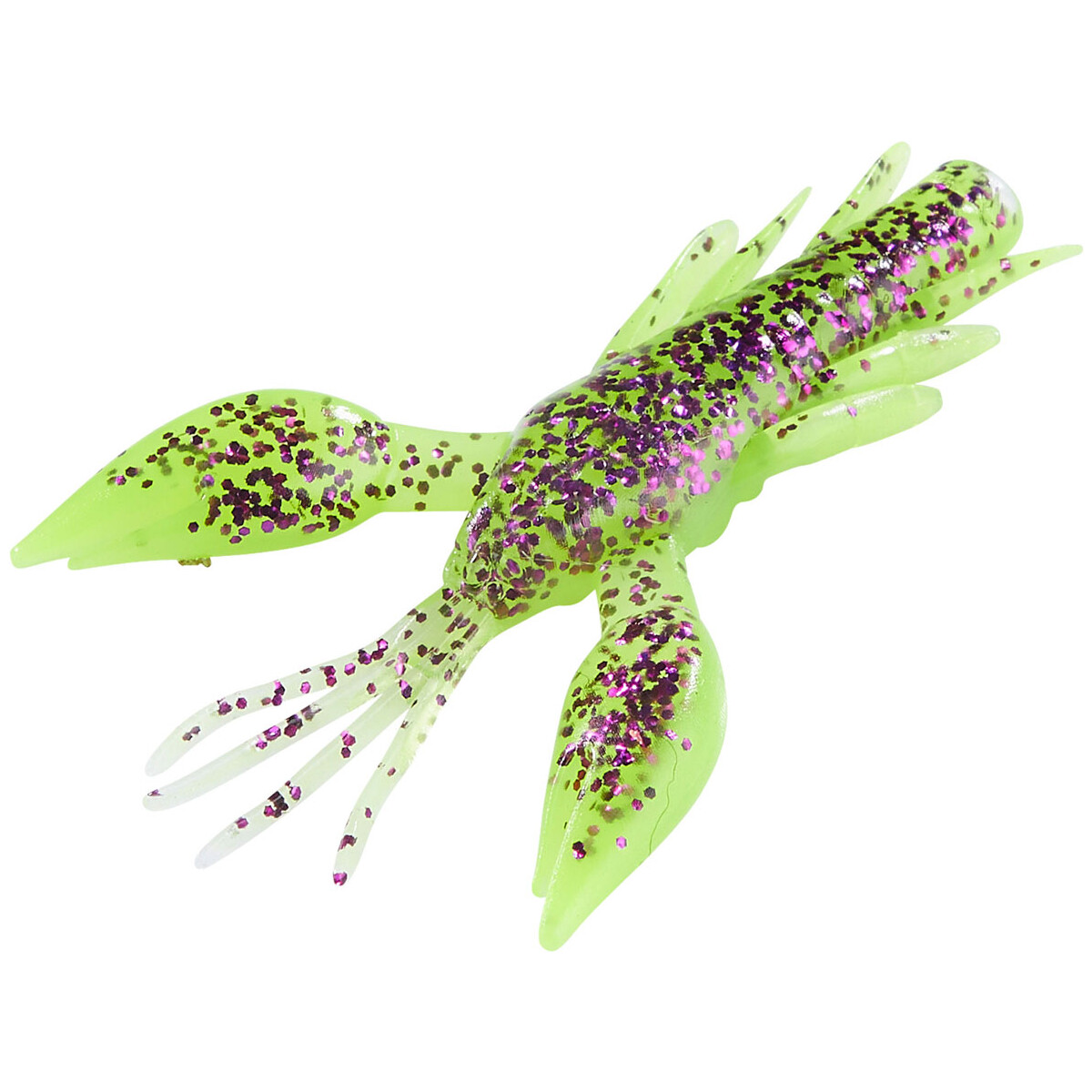 BALZER Shirasu Scary Crab floating 6cm Purple Chartreuse