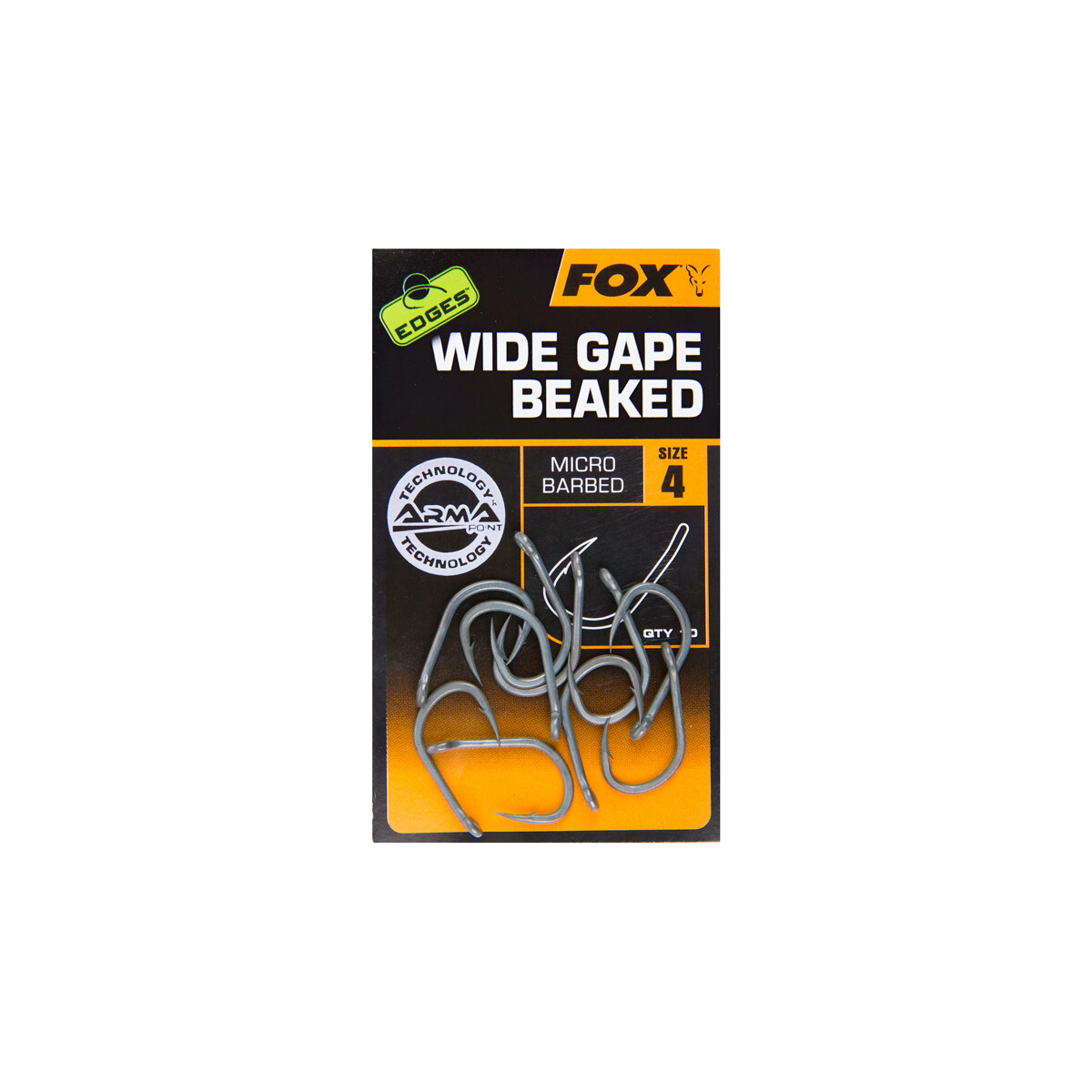 FOX Edges Armapoint Wide gape Beaked Size 4