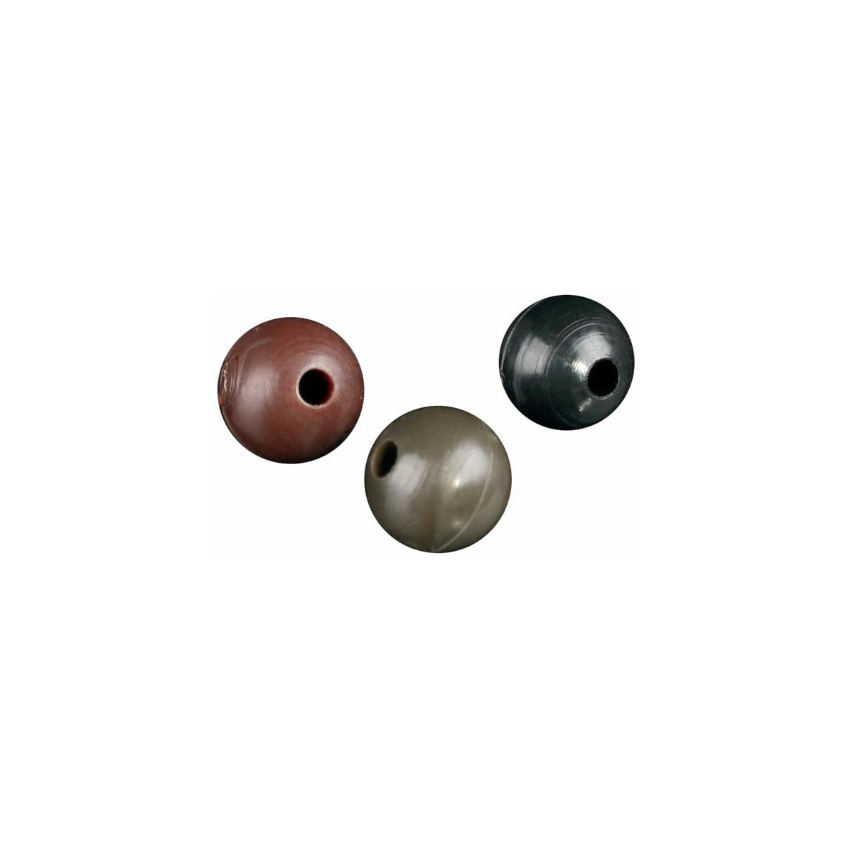 MIKADO Silikon-Perlen Soft 6mm dunkelgrün 25Stk.