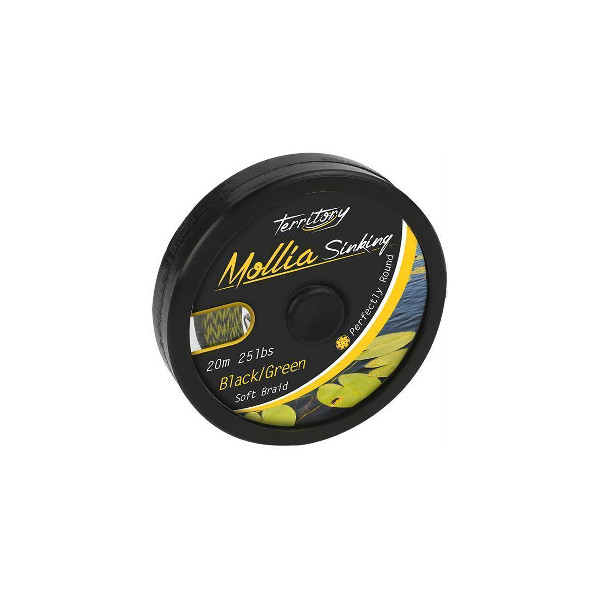 MIKADO Molia Hooklink schwarz/braun 55lbs 20m