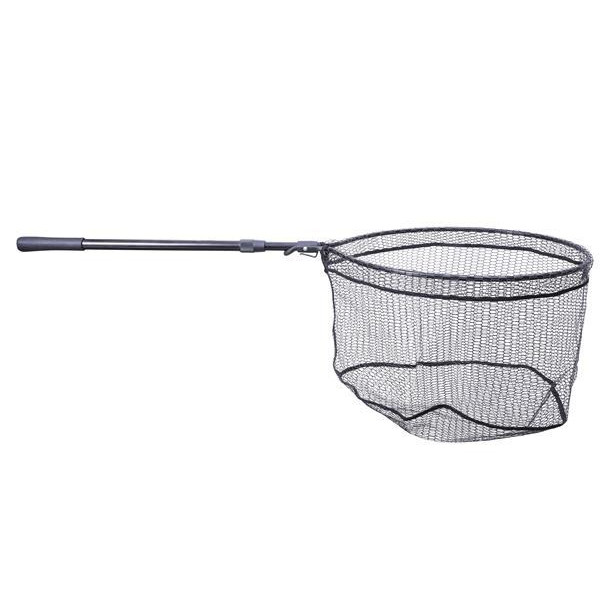 MIKADO Kescher gummiertes Netz faltbar 170cm 60/50cm