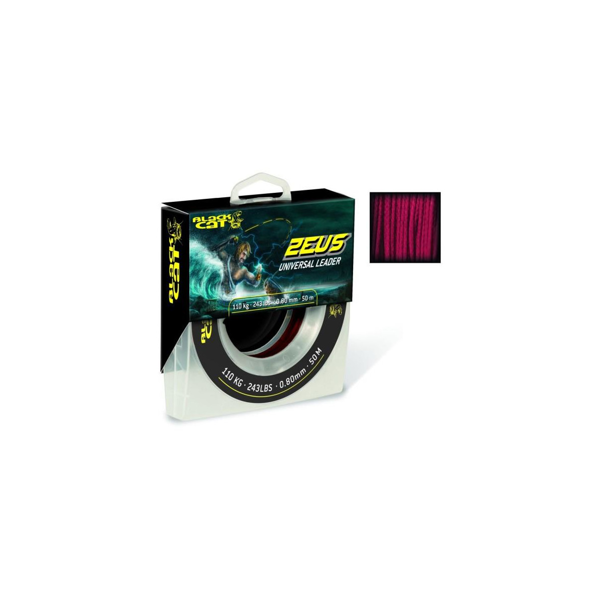 BLACK CAT Zeus Universal Leader 0,80mm 110kg 50m