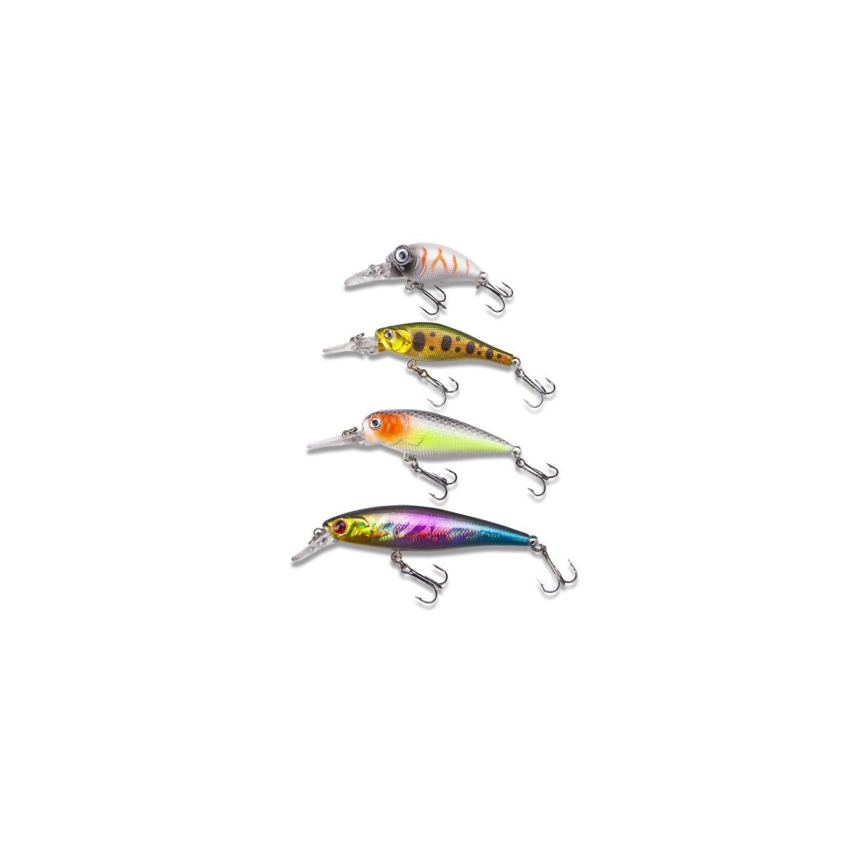 SAENGER Specialist Forelle Barsch Wobbler Set 4pcs.