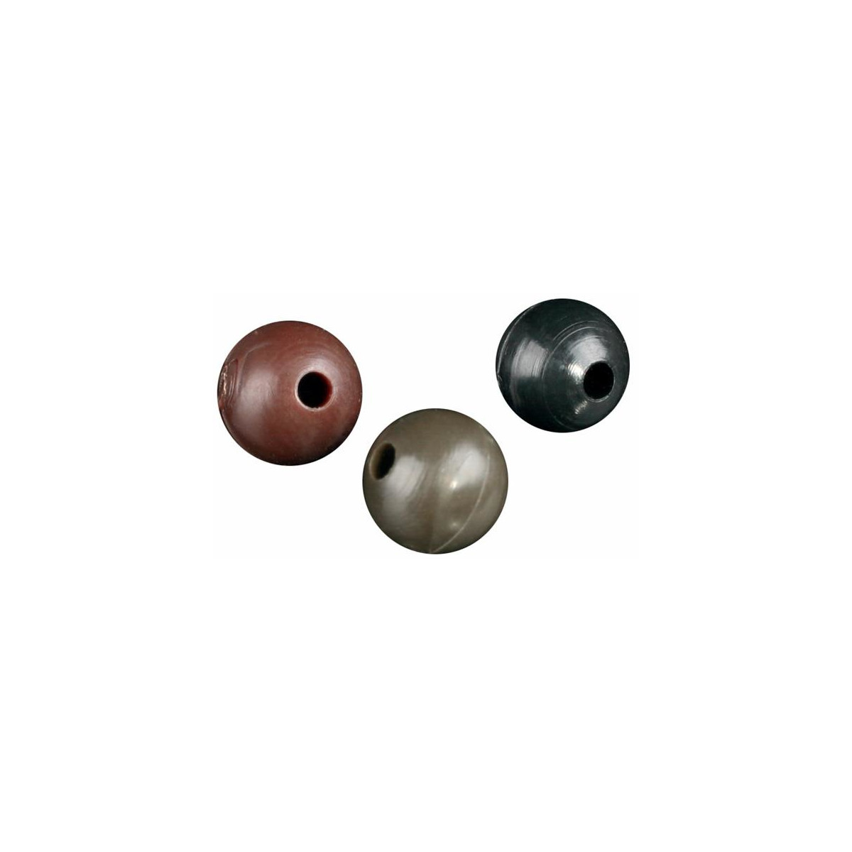 MIKADO Silikon-Perlen Soft 6mm schwarz 25Stk.