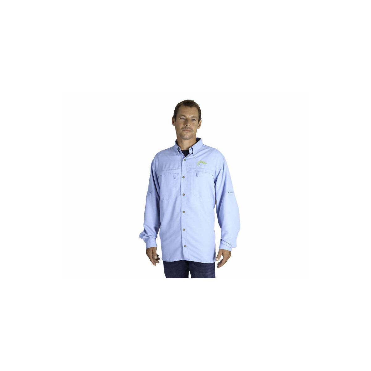 JMC Langarmhemd Nano-Dry - Blue Light L