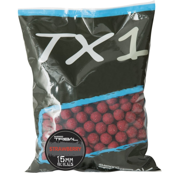 SHIMANO TX1 Boilies Strawberry 20mm 1kg