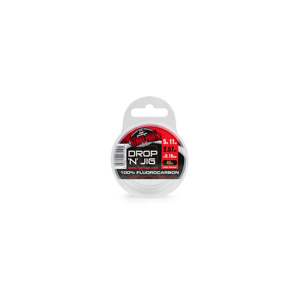 FOX RAGE Strike Point Drop N Jig Fluorocarbon 11.35lb...