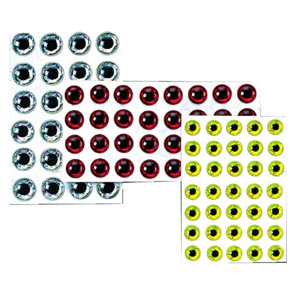 JENZI 3-D Fischaugen 6,3 mm Fl.Gruen