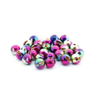 TROUT LINE Slotted Tungsten Beads 2,5mm Rainbow