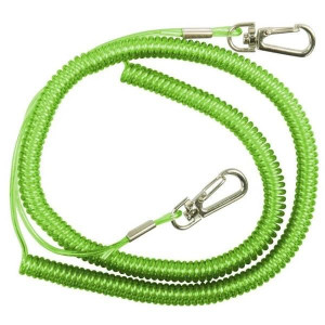 DAM Safety Coil Cord with Snap Locks 90-275cm
