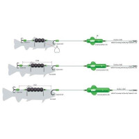 MADCAT Screaming Profi River Rig Deadbait 180cm 1,00mm #8/0 + #2/0