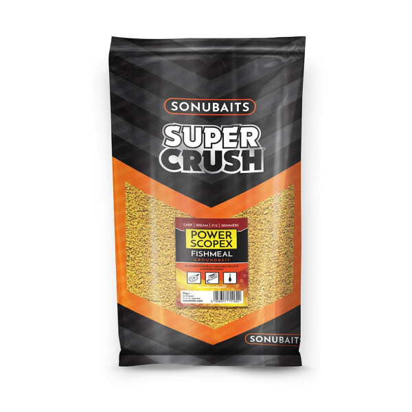 SONUBAITS Super Crush Groundbait Power Scopex 2kg