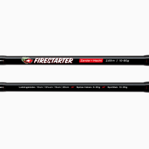 LIEBLINGSKÖDER Firestarter Zander + Hecht 2,65m 10-80g