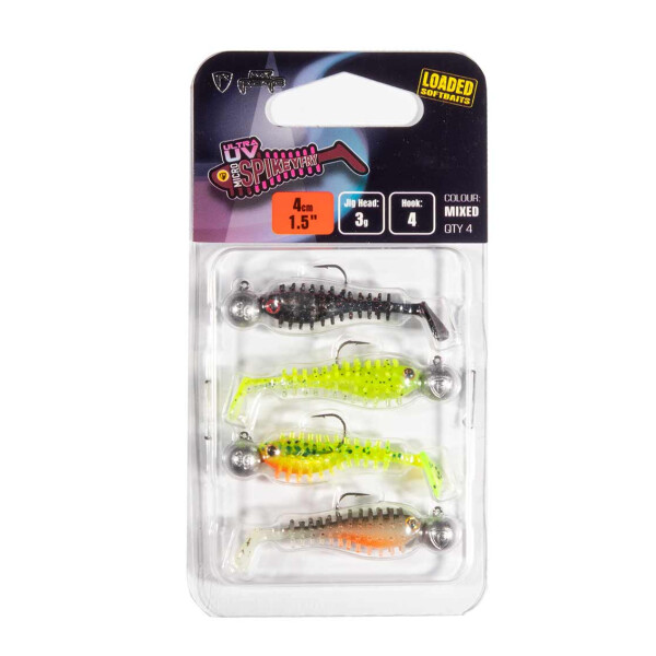 FOX RAGE Micro Spikey Fry Mixed UV Colour Pack loaded N CA LT HO