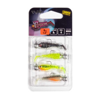 FOX RAGE Micro Spikey Fry Mixed UV Colour Pack loaded N CA LT HO