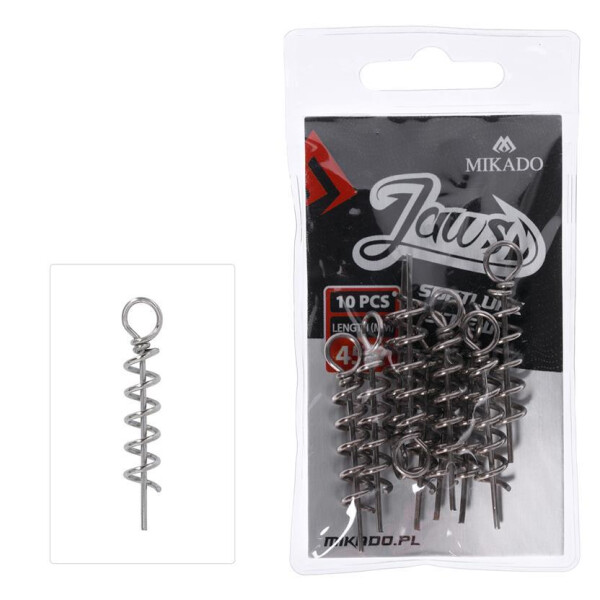 MIKADO Jaws Schraube für Softlure - 26mm/4mm - 10 Stck.