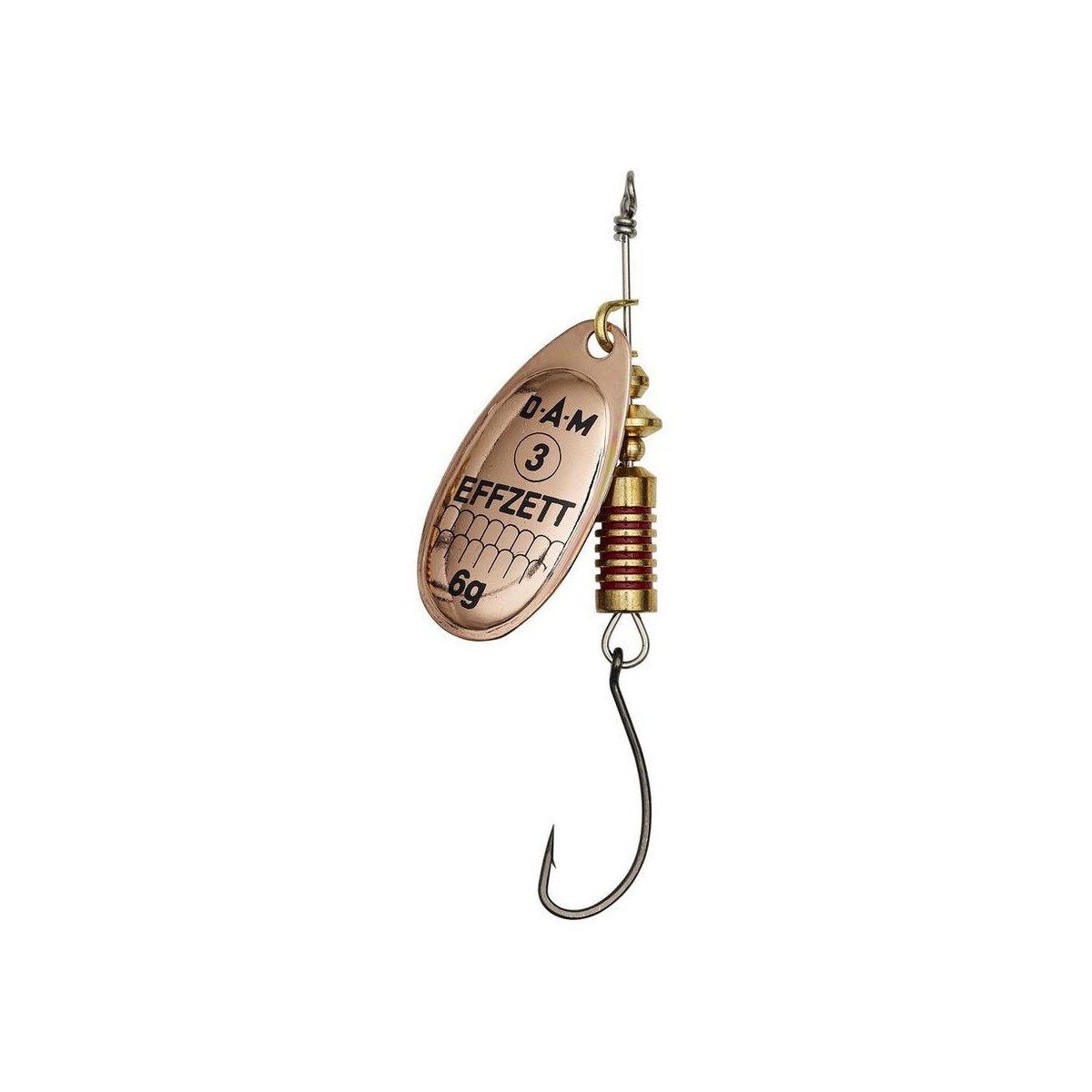 DAM Singlehook Spinner #3 Copper