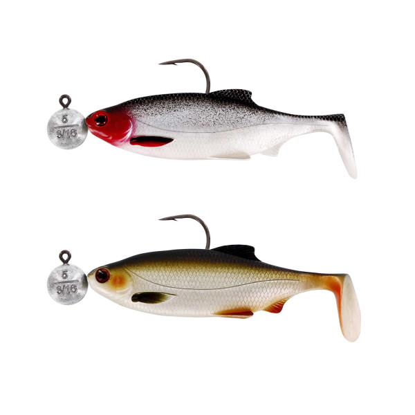 WESTIN Ricky The Roach RnR 7cm 5g #3/0 Clear Water Mix 4 2pcs