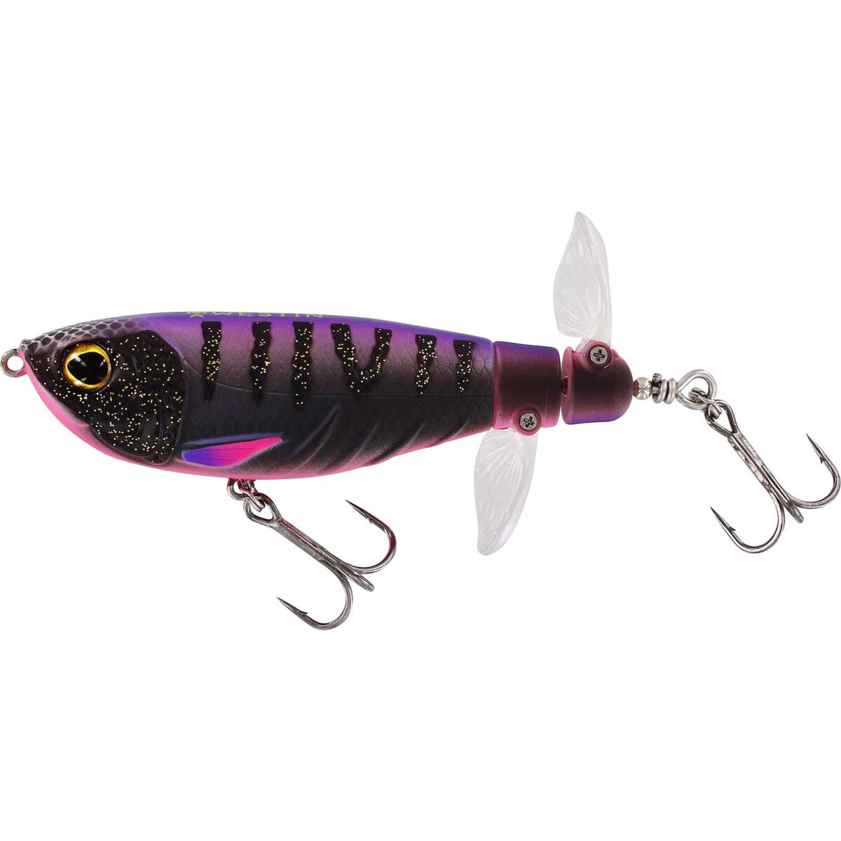WESTIN Spot-On Twin Turbo 9cm 19g Floating Black Haze