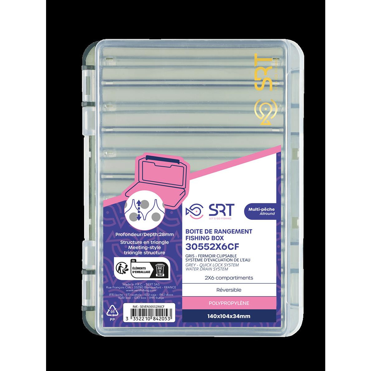 SERT Gerätebox 30552X6CF 140X104X34mm