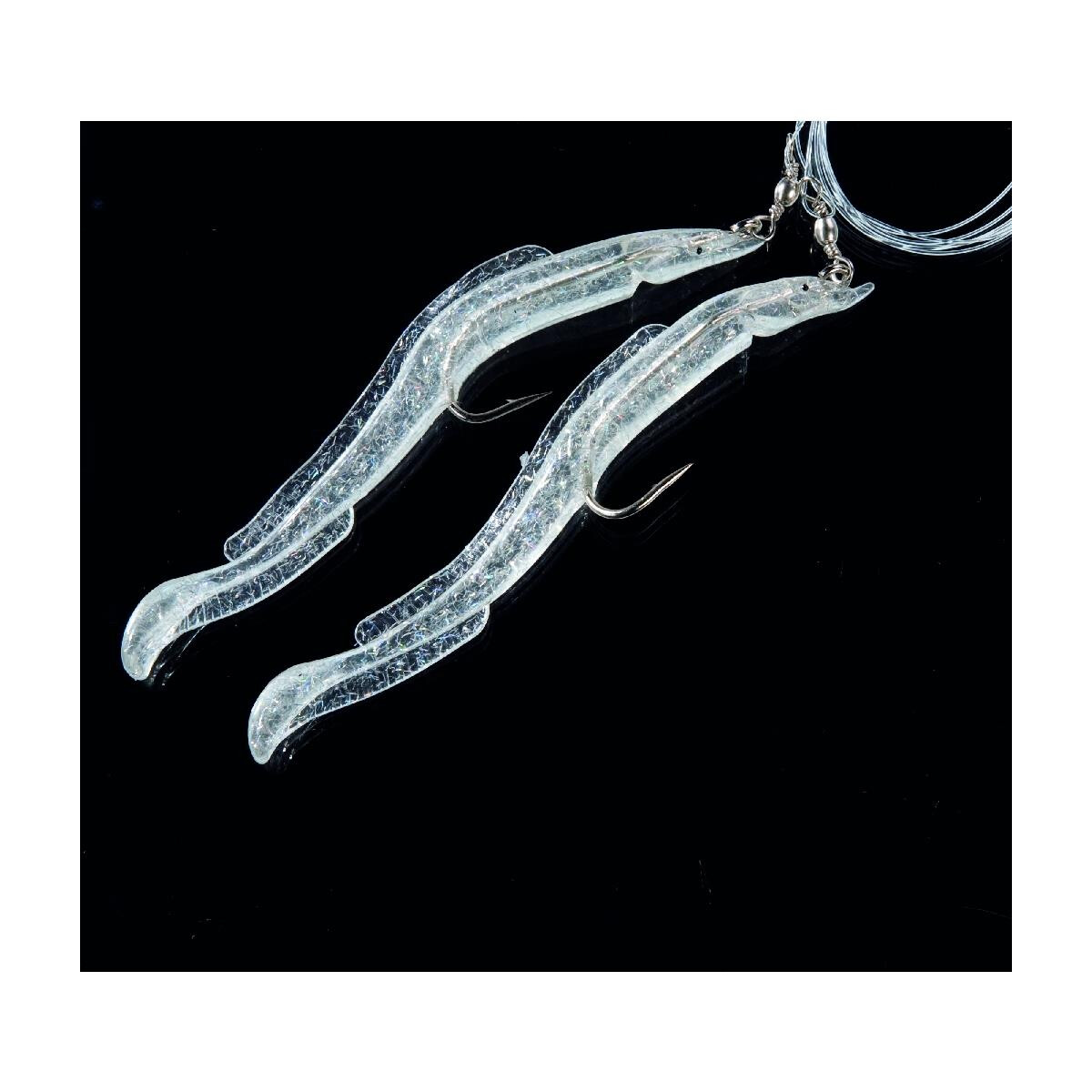 JENZI DEGA Sand-Eel Rig 2 Arme 100cm 0,80mm #8/0