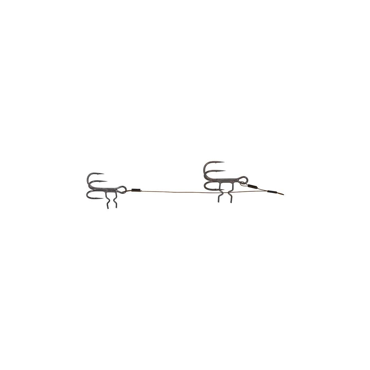 FOX RAGE Strike Point Double Stinger Size 4/6 hooks 12kg...