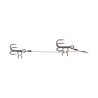 FOX RAGE Strike Point Double Stinger Size 4/6 hooks 12kg 2pcs