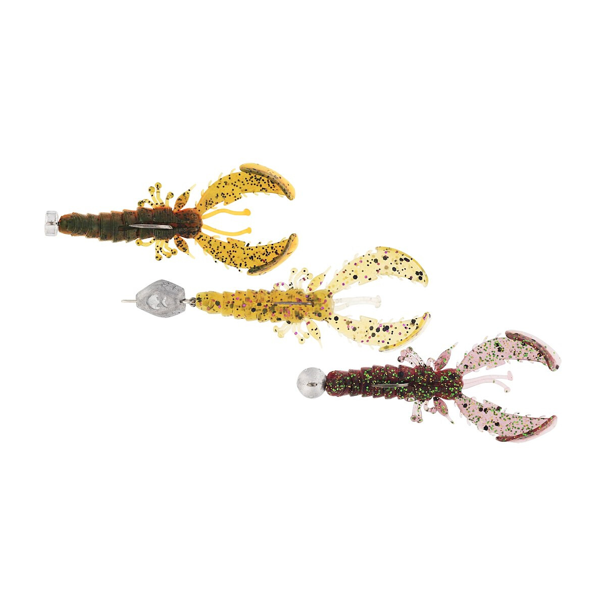 WESTIN Crecraw R N R 5,5cm 1g 2,5g 3,5g Clear Water Mix 3pcs