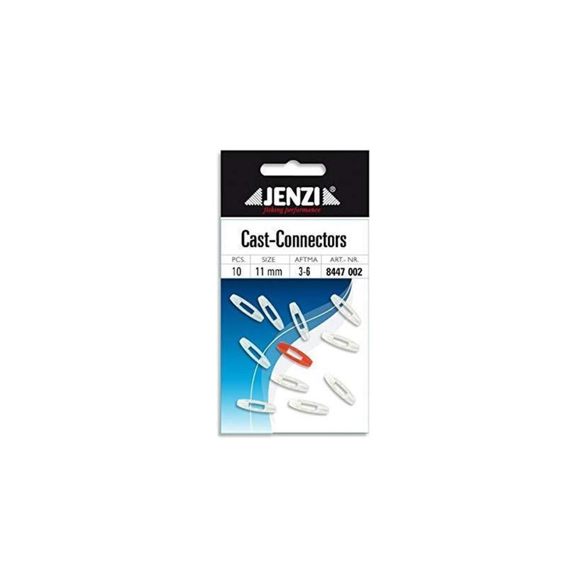 JENZI Cast-Connectors 11 mm. 10st