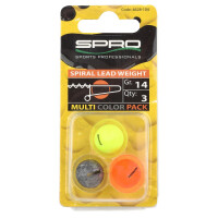 SPRO Spiral Weight Multi Color Pack 3St.