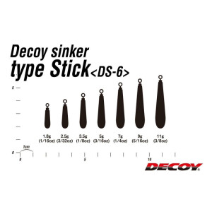 DECOY Sinker Type Stick DS-6