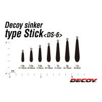 DECOY Sinker Type Stick DS-6