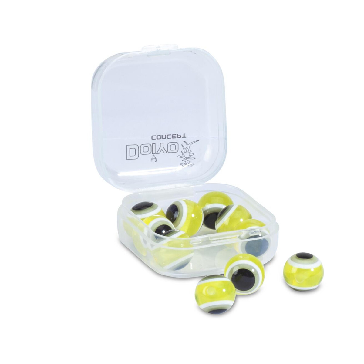 DOIYO Szuki Eyed Glass Beads Yellow