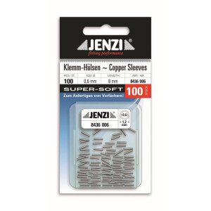 JENZI Klemm-Hülsen kurz 8mm 100St.