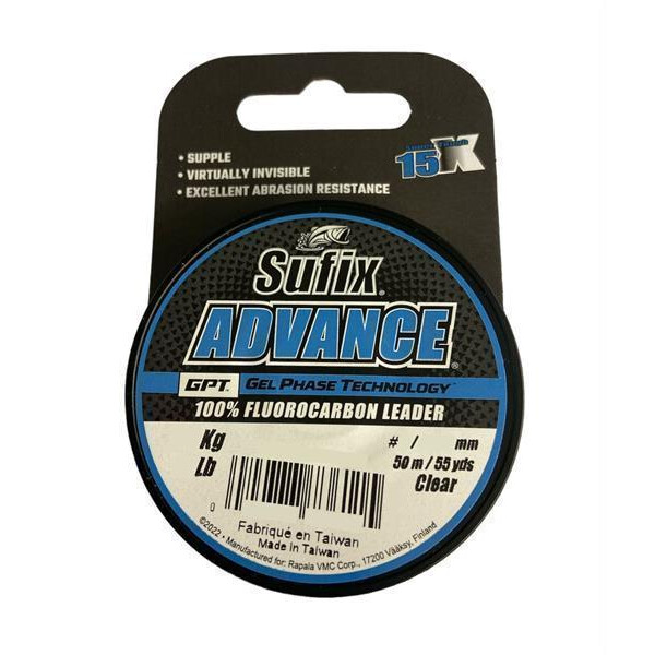 SUFIX Advance Fluorocarbon Clear 50m