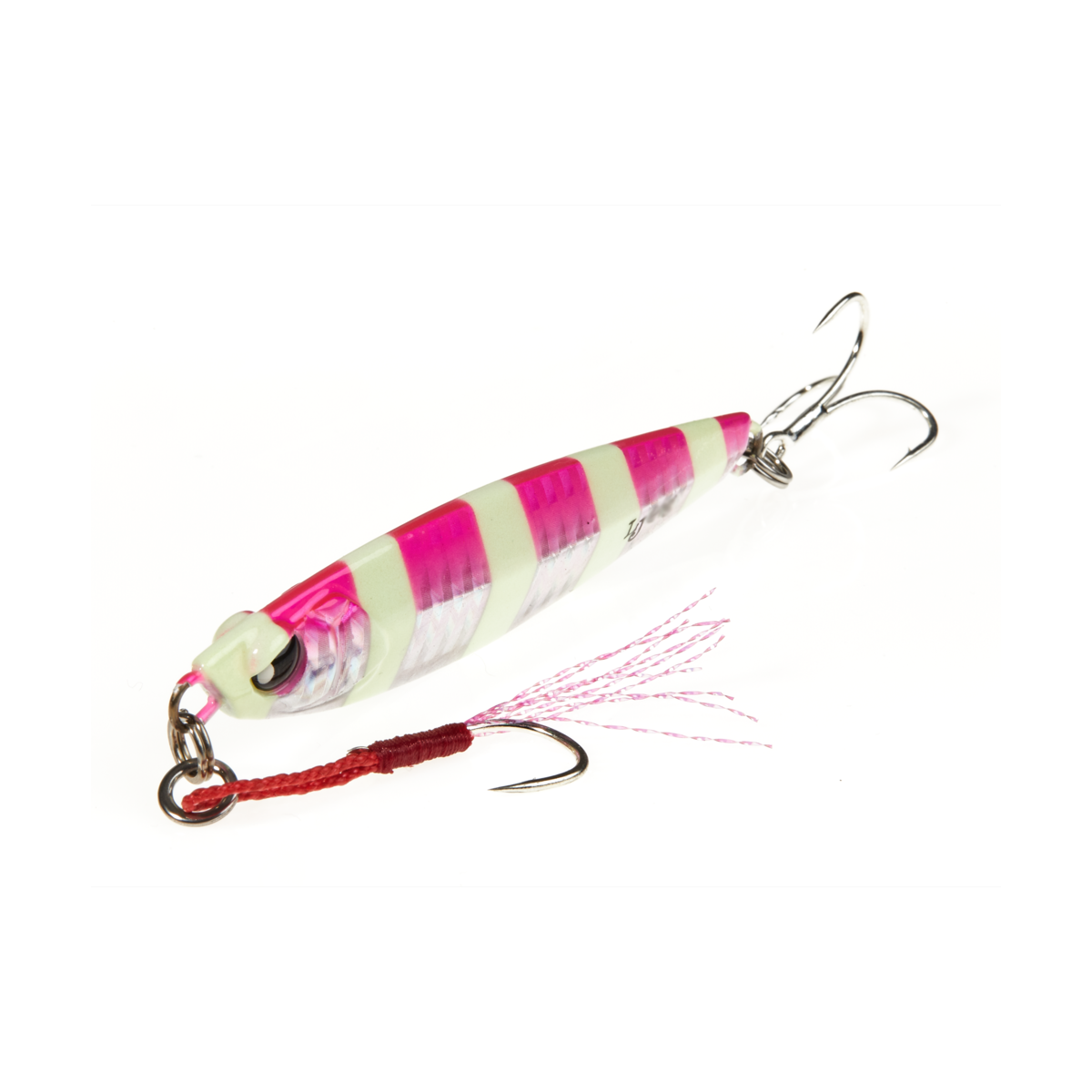 LUCKY JOHN Pilker Basara Jigger 20g - Pink Glow Zebra