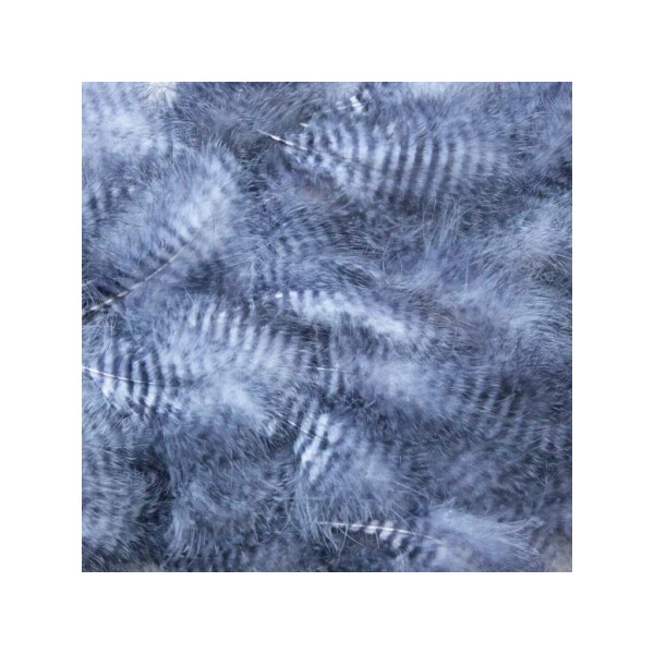 HENDS Grizzly Marabou - whit/black striped GM301